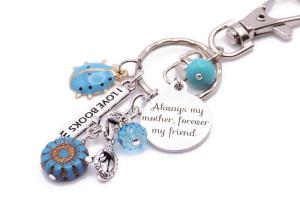 Mothers Day Keychain, Always My Mother, Forever My Friend, Gift for Mom